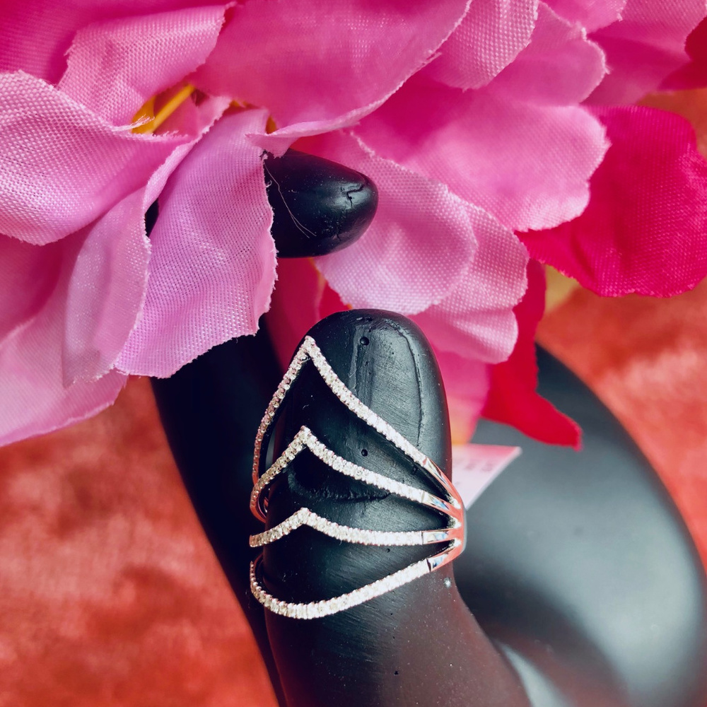 Genuine Diamond 14K WG Ring .35 cts - Picture 5 of 5